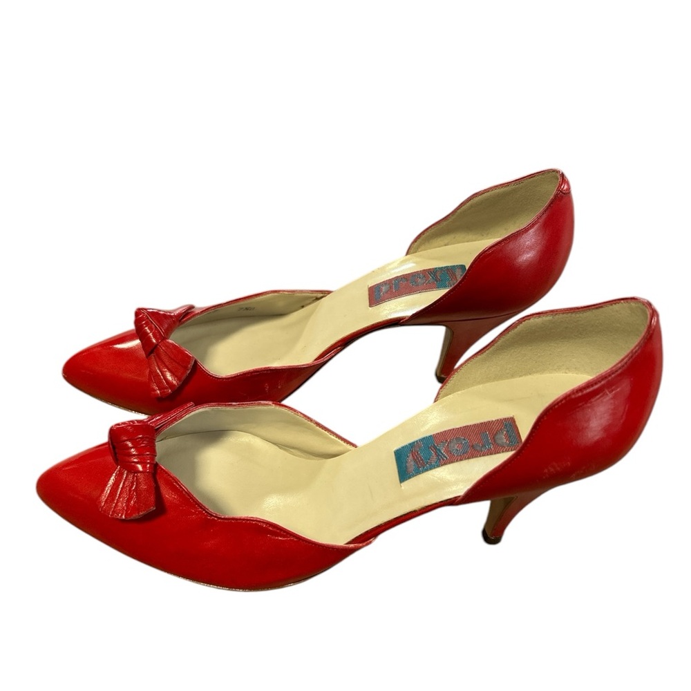 Proxy Red Heels with Bow Detail Size 7.5 B